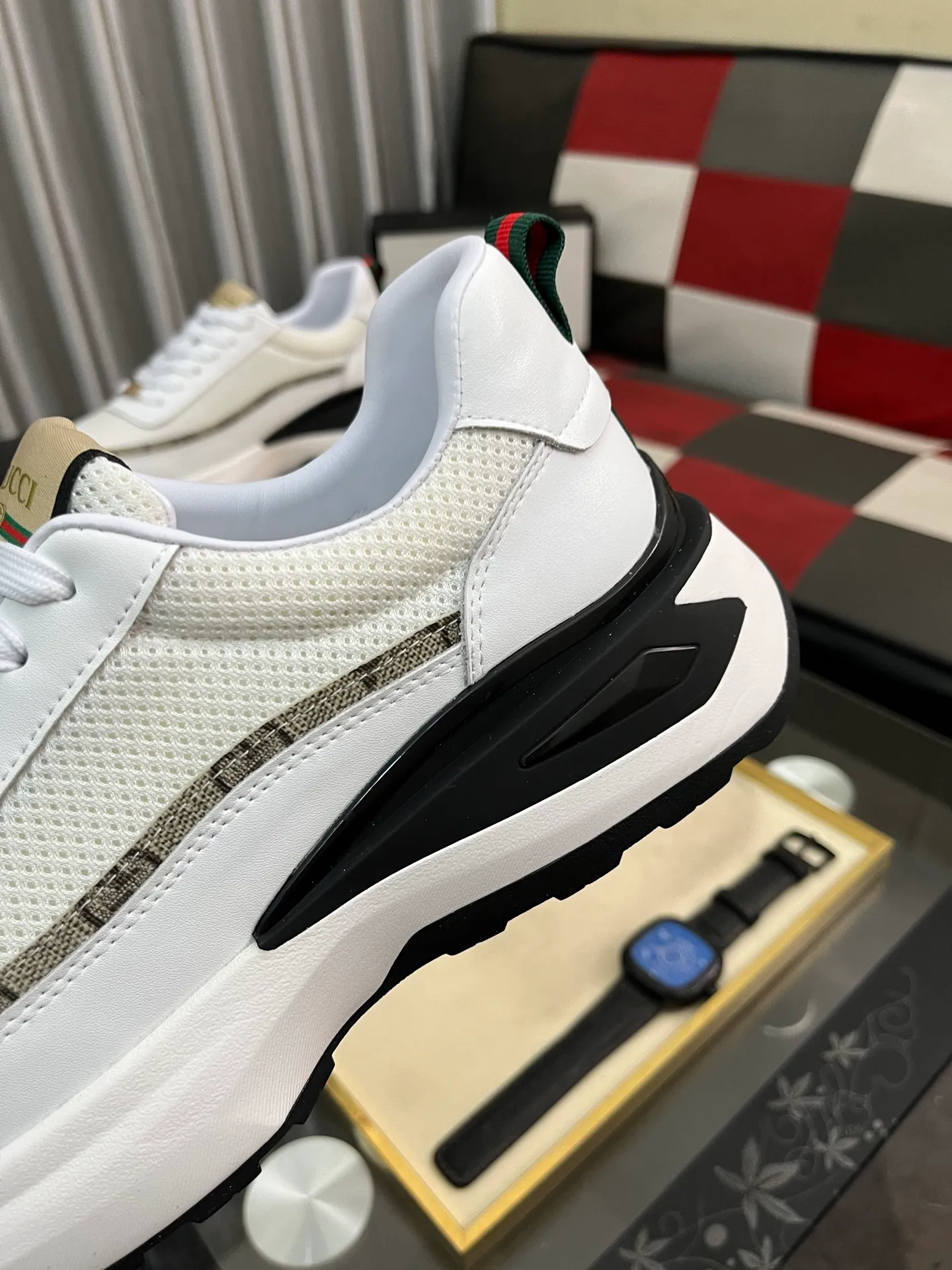 Men's Men's Shoes 💰458 ⌚️⌚️[GUCCI] Gucci men's casual shoes are absolutely popular 🔥The ultimate matching item for trendy men! The charm of super texture is irresistible, the main recommendation, the flower leather color is bright! The upper is made of high-quality brand printed fabric with cowhide, breathable leather lining and wear-resistant rubber sole, noble and elegant! Extremely comfortable🎁🎁You can be as handsome as you want💪 38-443️⃣colors available